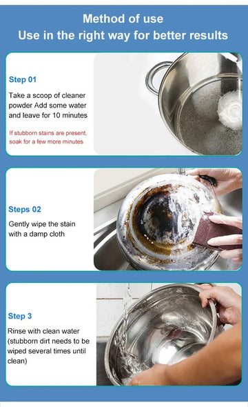 Kitchen cleaning powder